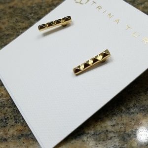 TRINA TURK Pyramid Bar Earrings - NEW!